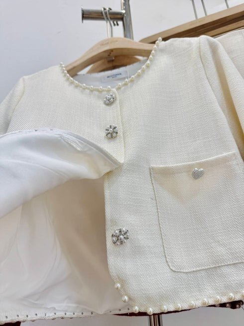 HELLO FASHION High End Tweed Co-Ord Sets